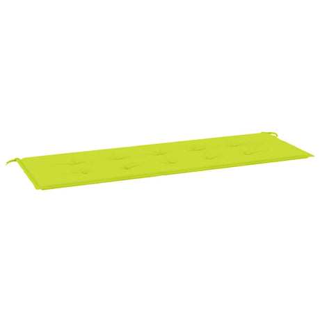 Vidaxl Gartenbank Kissen 150x50x3 cm Oxford Stoff hellgrün