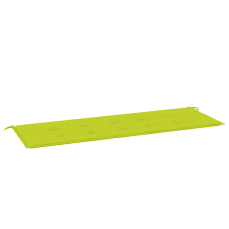 Vidaxl Gartenbank Kissen 150x50x3 cm Oxford Stoff hellgrün
