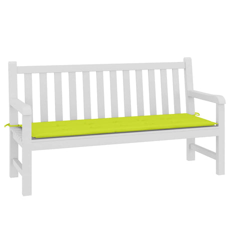 Vidaxl Gartenbank Kissen 150x50x3 cm Oxford Stoff hellgrün