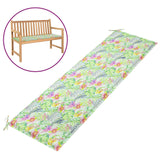 Vidaxl Garden Bench Cushion 180x50x3 cm Oxford stoffbladmønster