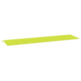 Vidaxl Garden Bench Kissen 200x50x4 cm Oxford Stoff klar grün