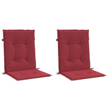 Bidaxl Garden Chair Cushions 2 ST 100x50x3 CM Oxford Fabric Wine Red