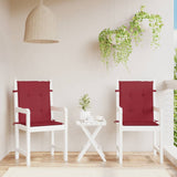 Bidaxl Garden Chair Cushions 2 ST 100x50x3 CM Oxford Fabric Wine Red