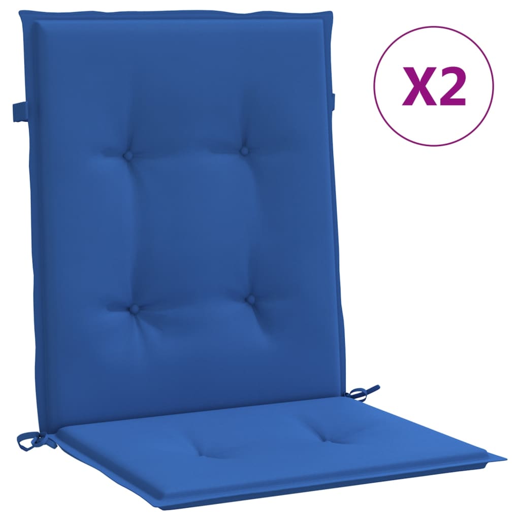 Vidaxl Garden chair cushions 2 pcs 100x50x3 cm Oxford fabric royal blue