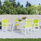 Vidaxl Gartenstuhl Kissen 4 Stcs 100x50x3 cm Oxford Stoff klar grün