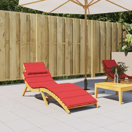 Vidaxl Lounge Kissen 186x58x4 cm Oxford Stoff rot