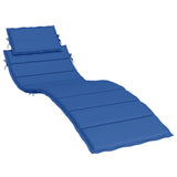 Vidaxl Lounger polštář 186x58x3 cm oxford tkanina královská modrá