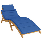 Vidaxl Lounger polštář 186x58x3 cm oxford tkanina královská modrá