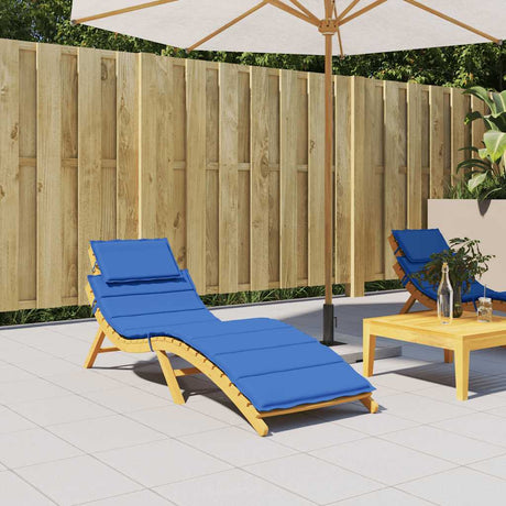 Vidaxl Lounger Kissen 186x58x4 cm Oxford Fabric Royal Blau