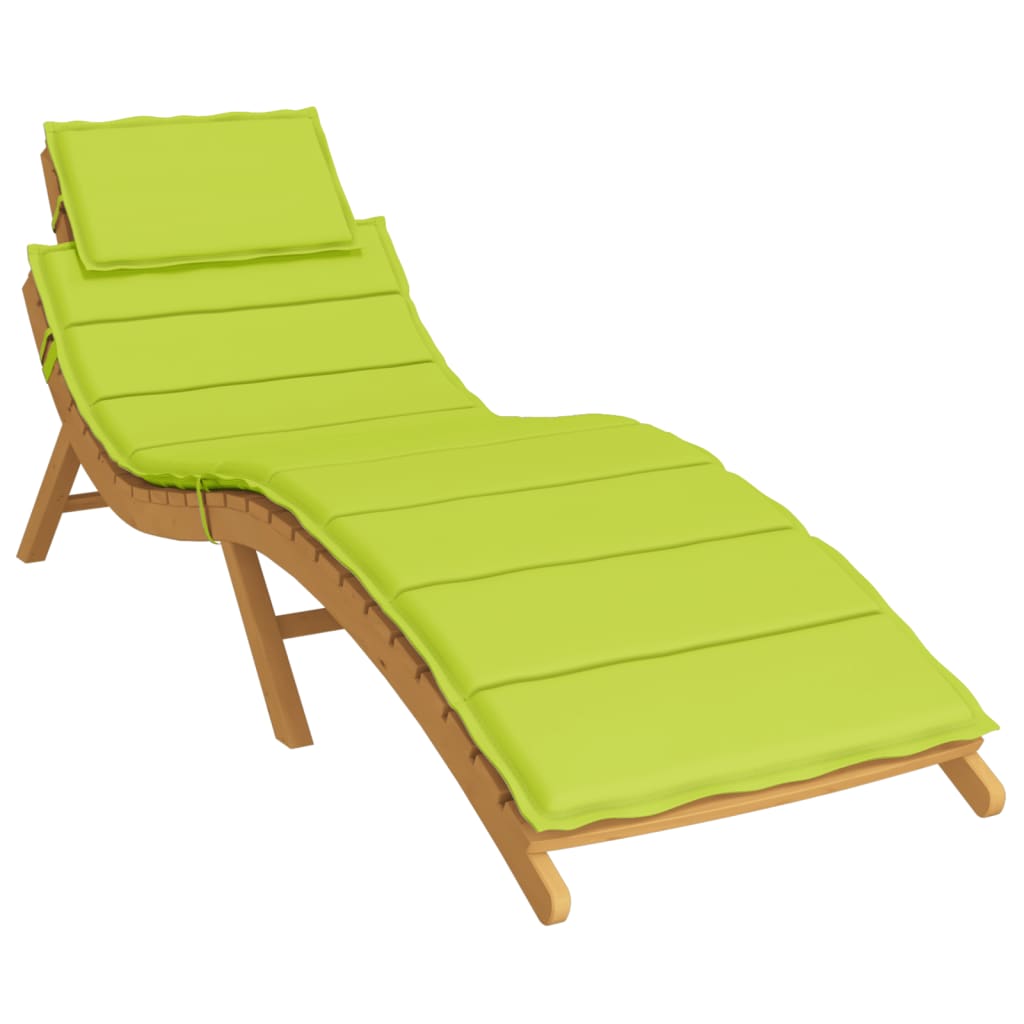 Vidaxl lounger cushion 186x58x3 cm Oxford fabric clear green