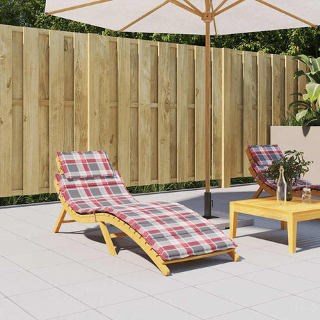 Vidaxl Lounger Kissen 186x58x4 cm Oxford Fabric Diamond Muster rot