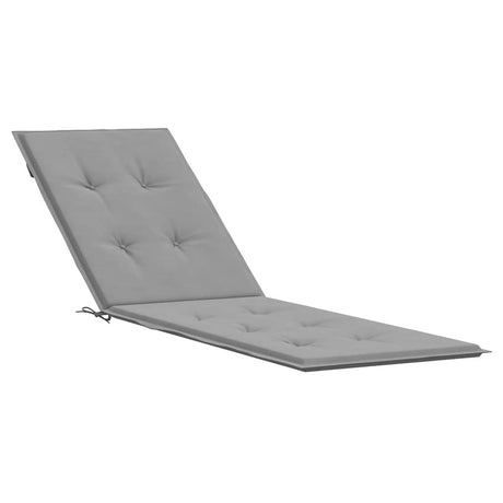 VIDAXL -Terrassenstuhlkissen (75+105) x50x4 cm Grau