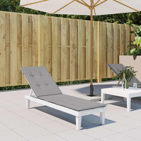 VIDAXL -Terrassenstuhlkissen (75+105) x50x4 cm Grau