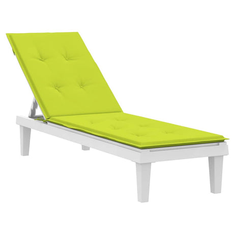 VIDAXL -Terrassenstuhlkissen (75+105) x50x4 cm klar grün