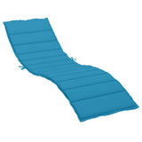 Vidaxl ligbedkussen 200x50x3cm oxford stof blauw