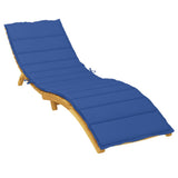 Vidaxl Lounger Kissen 200x50x3 cm Oxford Fabric Royal Blau