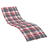 VidaXL lounger cushion 200x50x3 cm Oxford fabric diamond pattern red