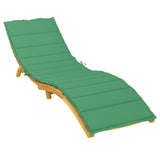 VidaXL lounger cushion 200x60x3 cm Oxford fabric green