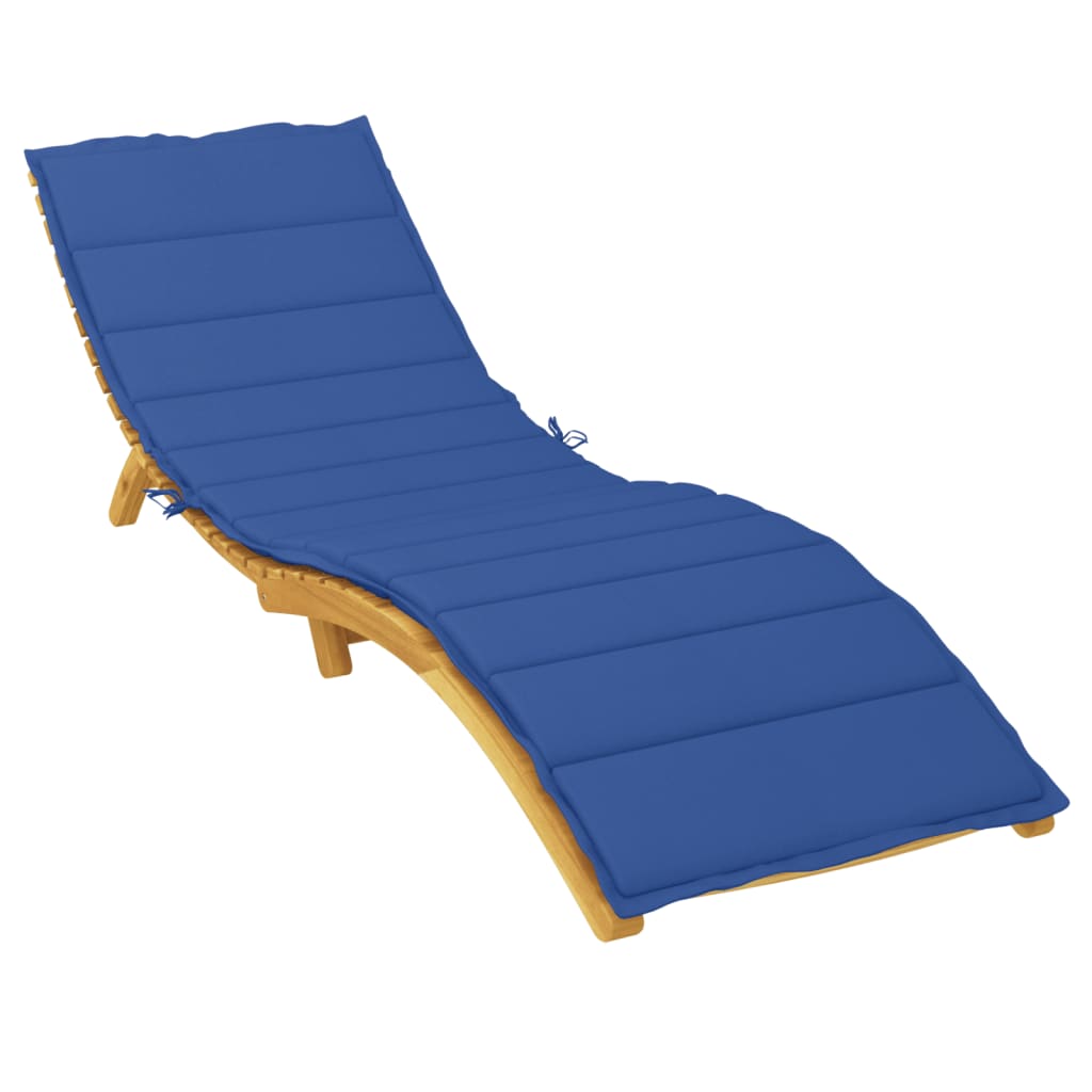 Vidaxl Lounger Kissen 200x60x3 cm Oxford Fabric Royal Blue