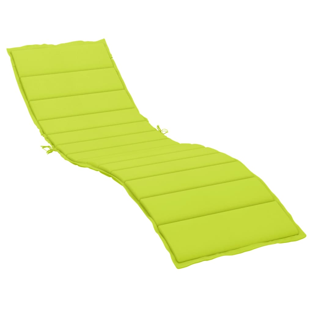 Vidaxl lounger cushion 200x60x3 cm Oxford fabric clear green