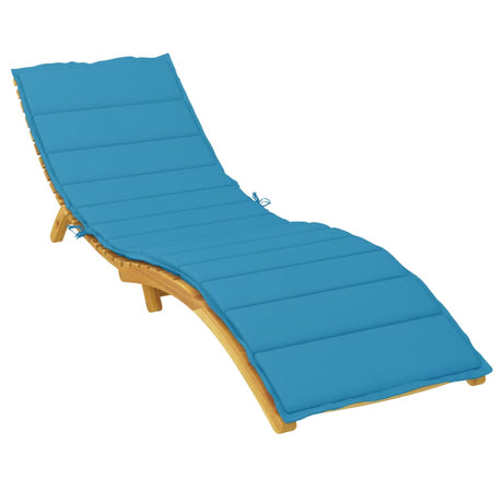 Vidaxl Lounger Kissen 200x70x3 cm Oxford Stoff Blau