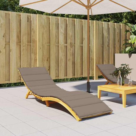 Vidaxl Lounge Kissen 200x70x3 cm Oxford Stofftaupe