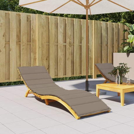 Vidaxl Lounge Kissen 200x70x3 cm Oxford Stofftaupe