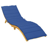 Vidaxl Lounger Kissen 200x70x3 cm Oxford Fabric Royal Blau