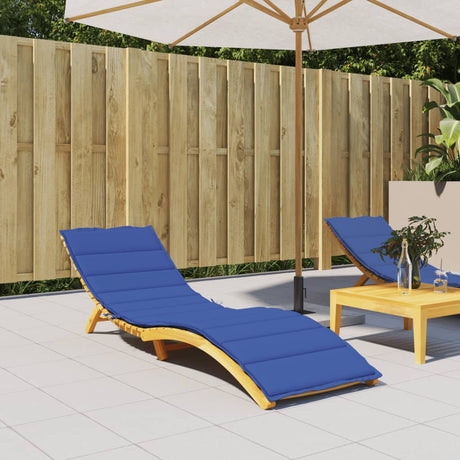 Vidaxl Lounger Kissen 200x70x3 cm Oxford Fabric Royal Blau