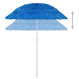 Vidaxl StrandParasol Hawaii 180 cm bleu