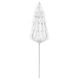 Vidaxl StrandParasol Hawaii 180 cm blanc