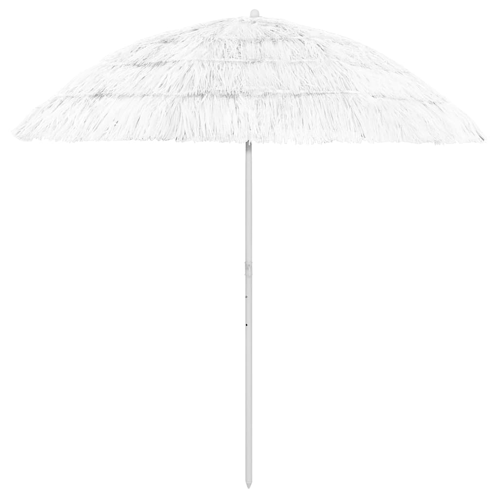 Vidaxl Strandparasol Hawaii 240 cm Weiß