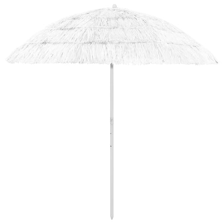VidaXL Strandschirm Hawaii 240 cm weiß