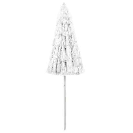 VidaXL Strandschirm Hawaii 240 cm weiß