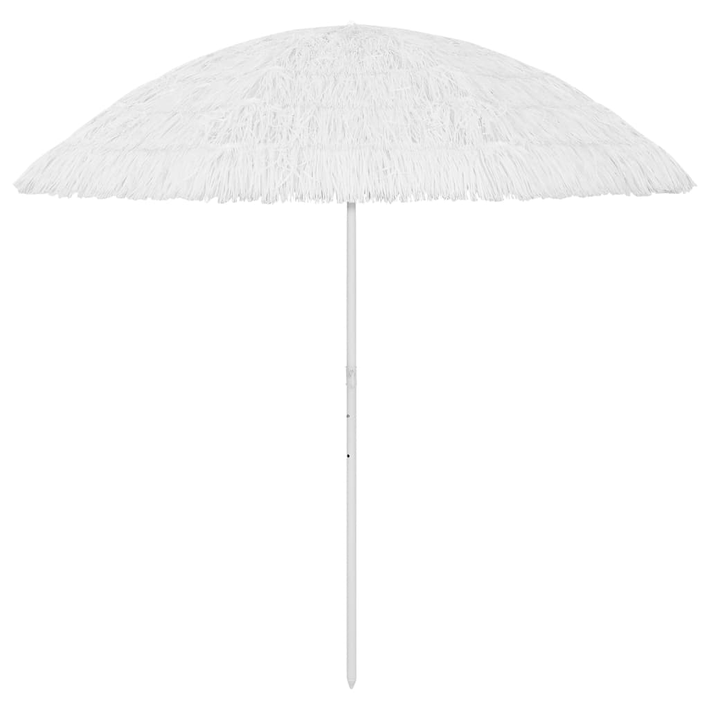 Vidaxl StrandParasol Hawaii 300 cm blanc