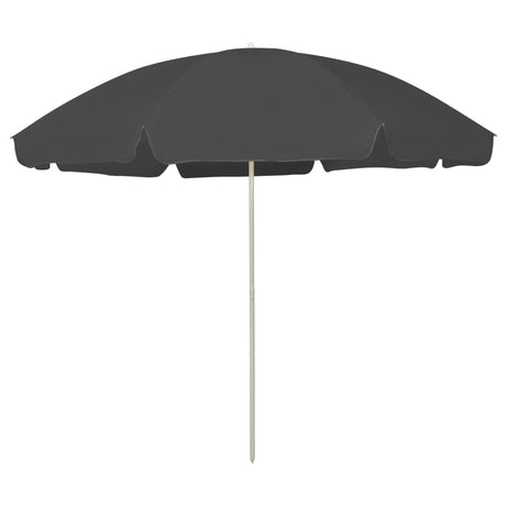 Vidaxl strandparasol 300 cm antracietkleurig