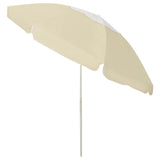 Vidaxl strandparasol 240 cm zandgeel