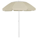 Vidaxl strandparasol 300 cm zandgeel