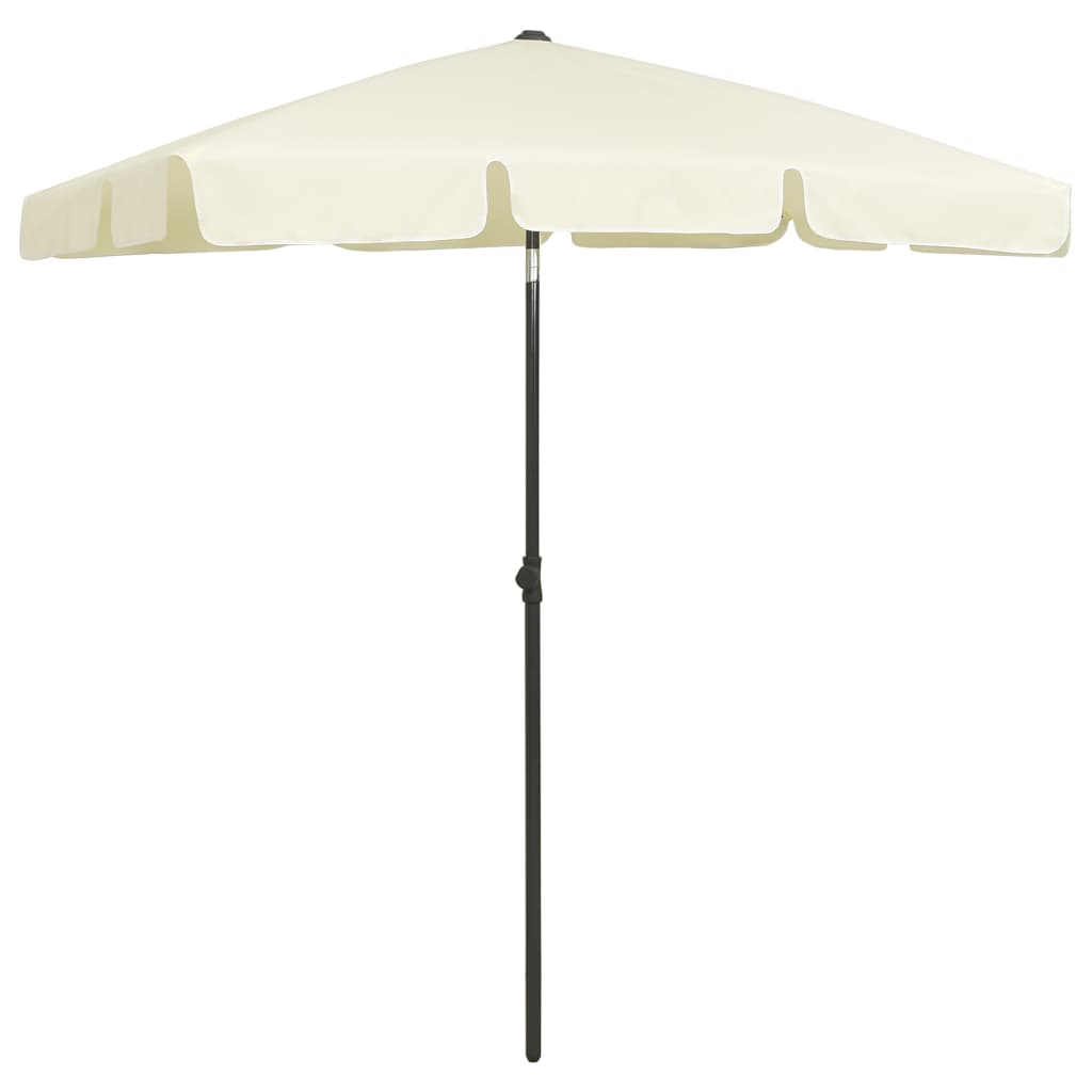 Vidaxl Strandparasol 180x120 cm sandy yellow