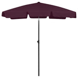 Vidaxl Strandparasol 180x120 cm Bordeaux Rot