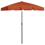 Vidaxl StrandParasol 180x120 cm en terre cuite -colored