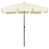 Vidaxl Strandparasol 200x125 cm sandig gelb