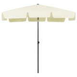 Vidaxl Strandparasol 200x125 cm písečná žlutá