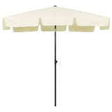 Vidaxl Strandparasol 200x125 cm sandig gelb