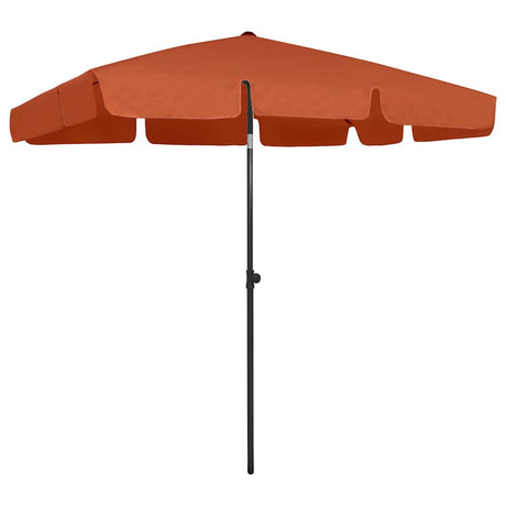 Vidaxx Strandschirm 200x125 cm terrakottafarben