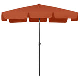 Vidaxl StrandParasol 200x125 cm en terre cuite