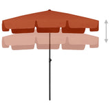 Vidaxx Strandschirm 200x125 cm terrakottafarben