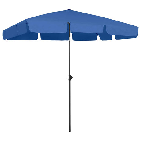 Vidaxl strandparasol 200x125 cm azuurblauw