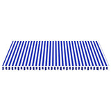 Vidaxl Ersatztuch für Luifel 5x3,5 m blau und weiß