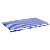 Vidaxl replacement cloth for Luifel 6x3.5 m blue and white